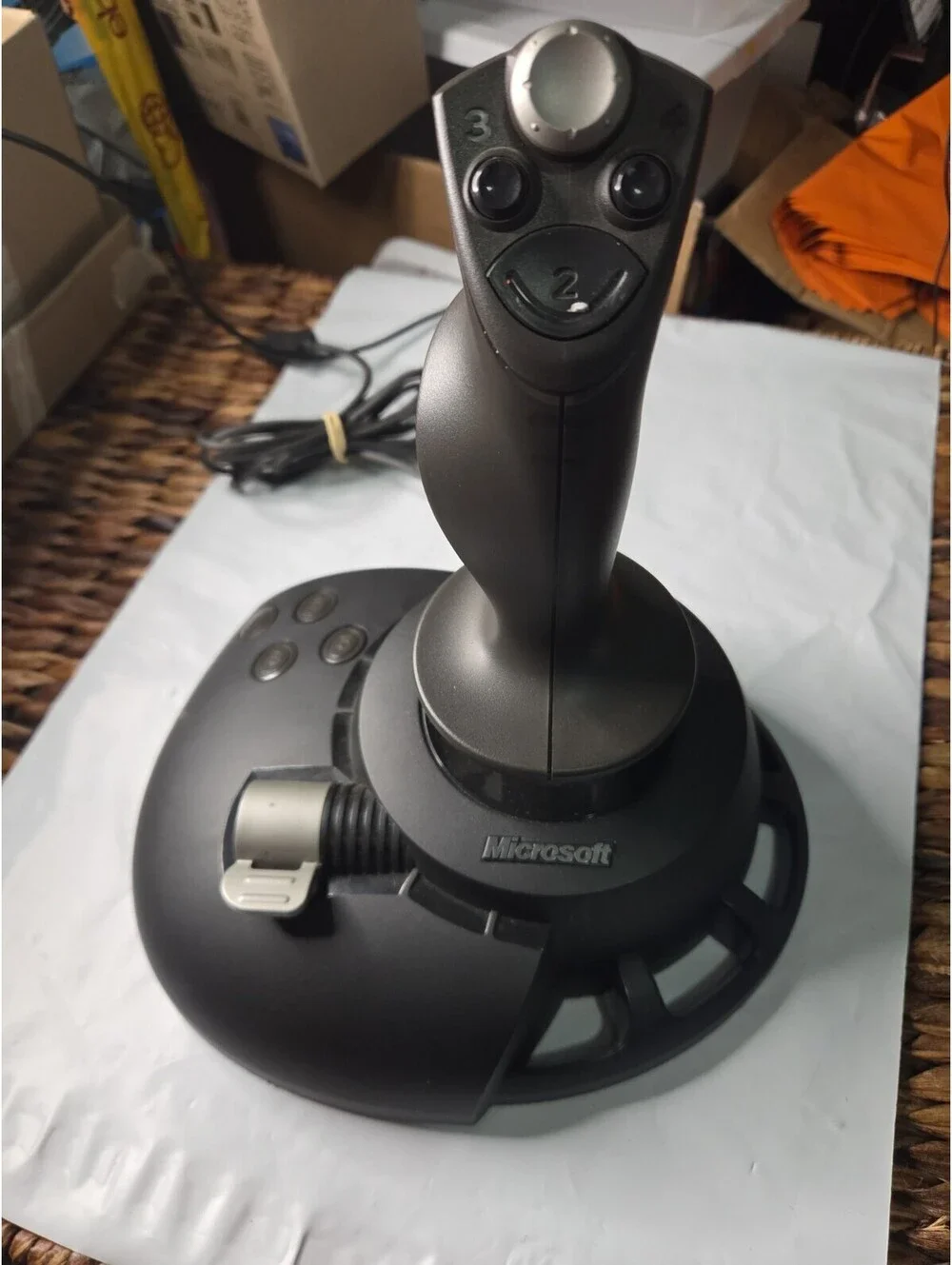 Microsoft SideWinder Precision 2 Joystick Gaming Controller USB Model X05-63511